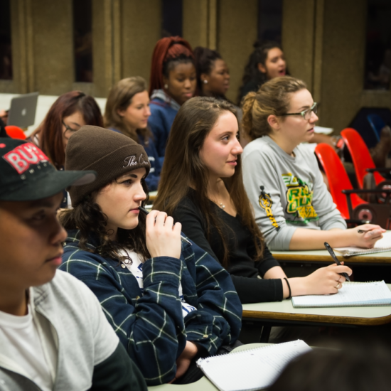 students in class