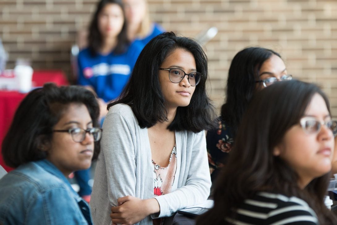 Biomedical engineering student Mary Ashely Tenedor finds a minor in