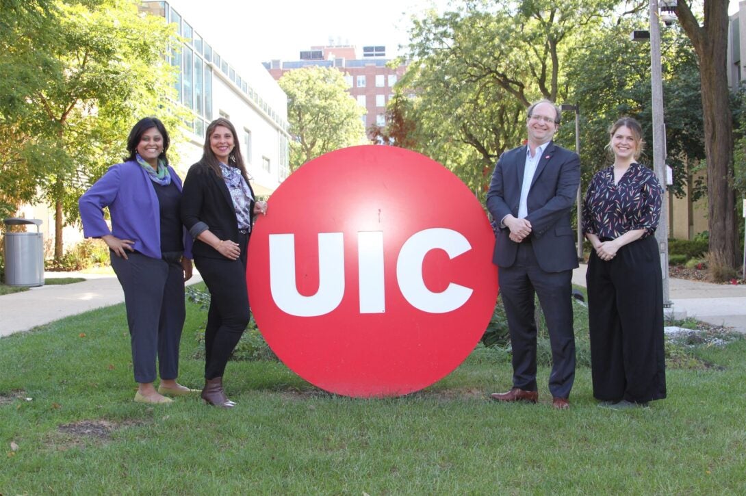 UIC faculty members Mary Khetani, Tanvi Bhatt, Andrew Boyd and Samantha Bond are investigators on the project.