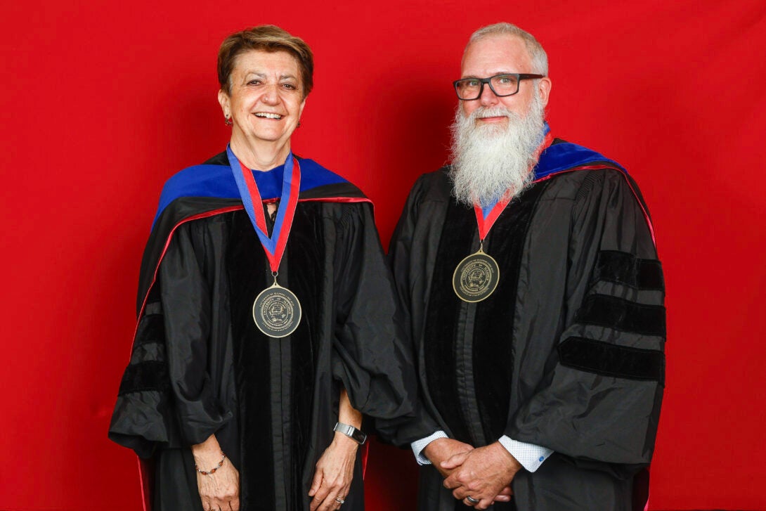 Barbara Di Eugenio and Michael E. Papka, the first two Collegiate Warren S. McCulloch Professorship recipients